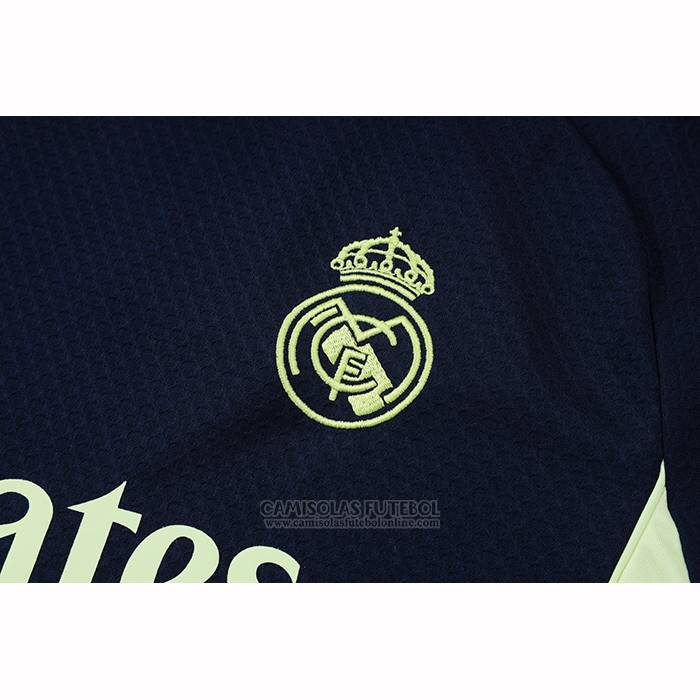 Fato de Treino Real Madrid Manga Curta 2025-2026 Azul - Calcas Curta
